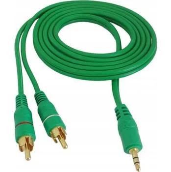 Audio kabel Kabel Lexton LX1217KB minijack (3,5 mm) – 2x RCA (cinch) 10 m