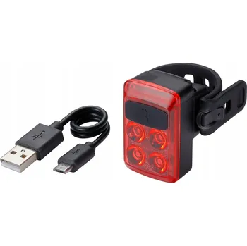 Cyklosvítilna Zadní světlo na kolo BBB Cycling Slide černé 16 lm