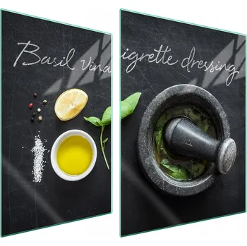 Obraz Skleněná ochranná deska na sporák 70x52 cm Kuchyně