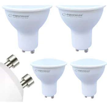 Žárovka 24x LED ŽÁROVKA GU10 6W 580LM 3000K TEPLÁ BÍLÁ, ÚHEL 120°, CRI >80