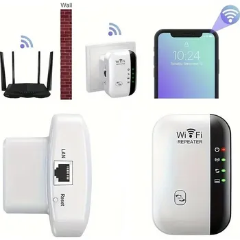 WiFi extender Zesilovač Wi-Fi signálu Repeater 300 Mb/s, 2,4 GHz