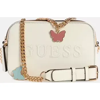 Kabelka GUESS dámská kabelka,crossbody Lilly mléčná