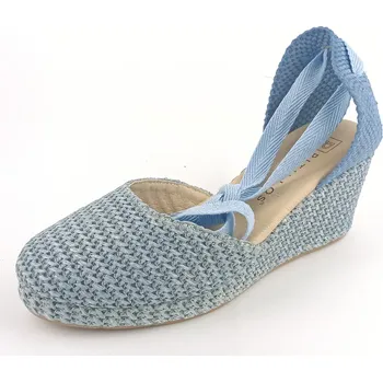 Dámské sandále Dámské sandály na klínku Pitillos 10632 modré 36