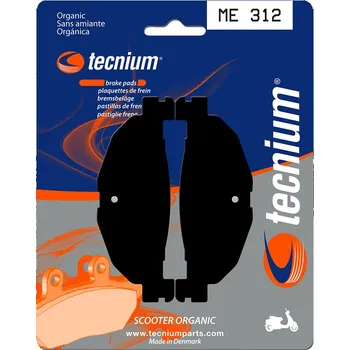 Nářadí na motocykly Organické brzdové destičky TECNIUM Scooter - ME312 ME312