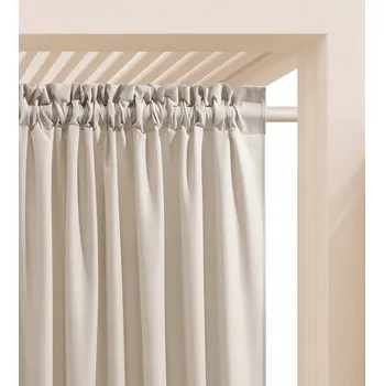 Obraz Zahradní závěs na terasu do altánku 180x280 cm na pásce tunel béžová světlá