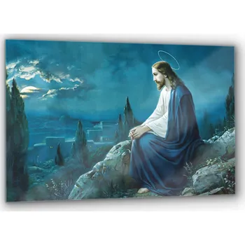 Obraz Skleněný obraz Náboženský Modlitba Ježíše v zahradě