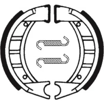 Nářadí na motocykly Organické brzdové čelisti TECNIUM - BA191 BA191
