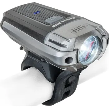Cyklosvítilna AUTHOR SVĚTLO PŘEDNÍ A-SOLARIS 300LM USB ČERNÁ