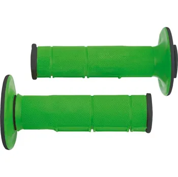 grip gripy Racing (dvouvrstvé, měkké), RTECH (zeleno-černé, pár, délka 116 mm) R-MPRNRVE0015