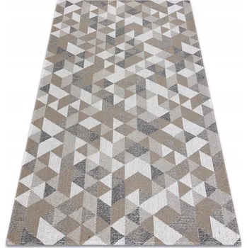 Koberec KOBEREC PRACÍ CASA 153x220 TROJÚHELNÍKY krémová #D578