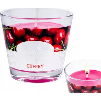 Svíčka VONNÁ SVÍČKA VE SKLE - Višeň (Třešeň)