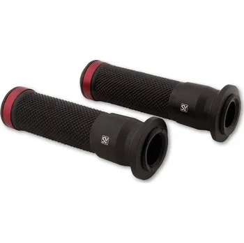 Nářadí na motocykly SHIN YO Marano Gumový grip na řídítka, 7/8 palce (22,2 mm), 132 mm 315-0762