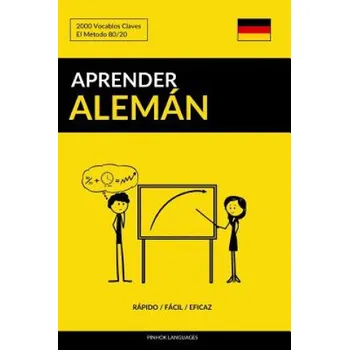 Kniha Aprender Aleman - Rapido / Facil / Eficaz: 2000 Vocablos Claves – Pinhok Languages (ES)