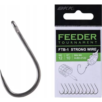 Rybářský háček Háčky s otřepem BKK Feeder Tournament, FTB-1 10 ks