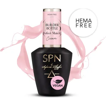 Lak na nehty Stavební gel na nehty Builder Bottle Cream Perfect Match! SPN Nails 10 ml