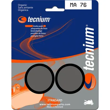 Nářadí na motocykly Brzdové destičky TECNIUM Street Organic - MA76 MA76