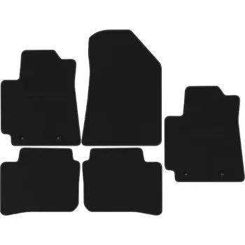 autokoberec Kobercové rohožky Edecor velurové 5 ks