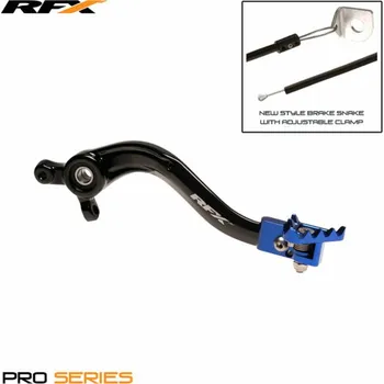 Nářadí na motocykly Páka zadní brzdy RFX Pro ST (černá/modrá) FXRB7050199BU