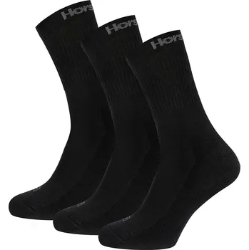 Pánské ponožky Ponožky Horsefeathers Delete 3-Pack Socks Black 11-13
