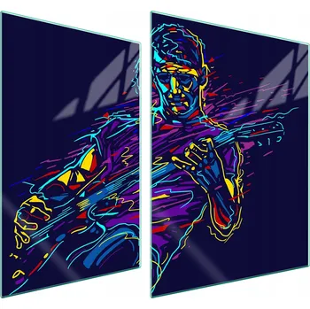 Obraz Skleněná ochranná deska na sporák 70x52 Hudba