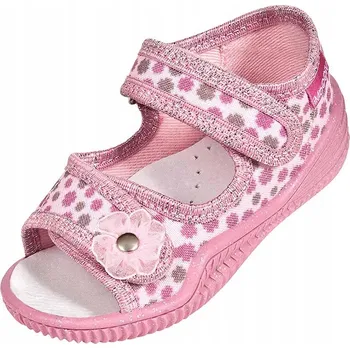 Dívčí sandály Dívčí sandálky Viggami světle růžové, velikost 20