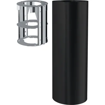 Příslušenství pro digestoř FABER Prodloužený komín 990 BK s konstrukcí prodloužené komíny