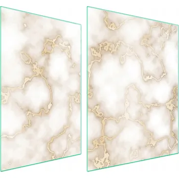 Obraz Skleněná ochranná deska na sporák 70x52 Mramor