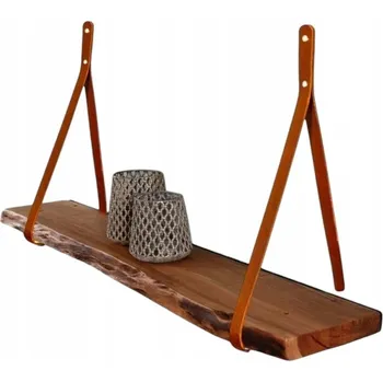 police KOŽENÉ DRŽÁKY POLIC PRO ZÁVĚSNÉ POLICE, VELMI ODOLNÉ, 100% KŮŽE