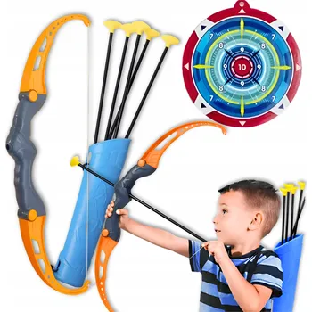 Luk Dětský Luk 8 šípů QUIVER Target Arrows Luk 52 cm ARCHER Set