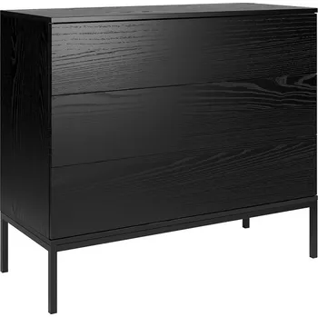 Komoda Šuplíková komoda Indust - černá