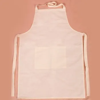 Kuchyňská zástěra Bavlněná zástěra s kapsou - 70 x 75 cm