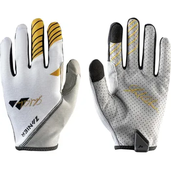 Cyklistické rukavice Cyklistické rukavice s dlouhými prsty Zanier Shredder 8 Bílo-šedé