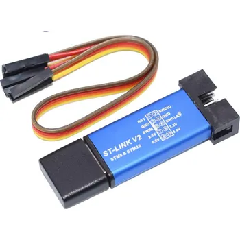 Elektronická stavebnice LaskaKit_cz ST-Link V2 Programátor STM8 STM32, klon