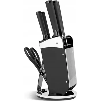 Kuchyňský nůž FUNKČNÍ OCELOVÉ NOŽE SADA NOŽŮ 7 ks + STOJAN EDENBERG 920