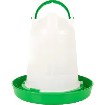 Pro ptáka Flamingo Twist Napáječka pro drůbež kulatá zelená/bílá 1l