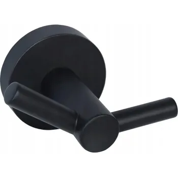 Věšák Háček na hmoždinky Bisk černý