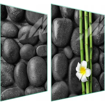 Obraz Skleněná ochranná deska na sporák 70x52 Bambus