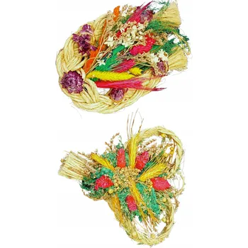 Dekorace, 18-27 cm, formy: podkova/srdce/košík, sušené