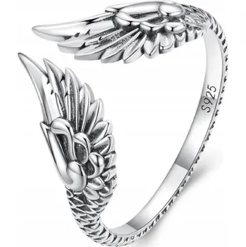 Prsten Prstýnek stříbrný 925 Andělská křídla, nastavitelný