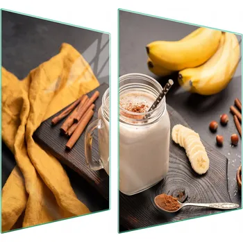 Obraz Skleněná ochranná deska na sporák 70x52 Dezert