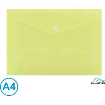 LUMA spisové desky s drukem A4 / pastel žlutá