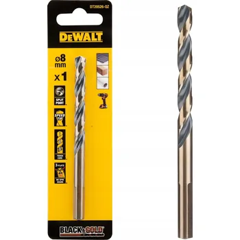 Vrták Vrták do kovu Dewalt 8mm BLACK GOLD