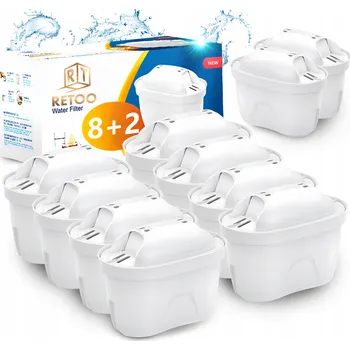 Filtrace vody Filtrační vložka do filtrační konvice Retoo R-OR1087, 10 ks