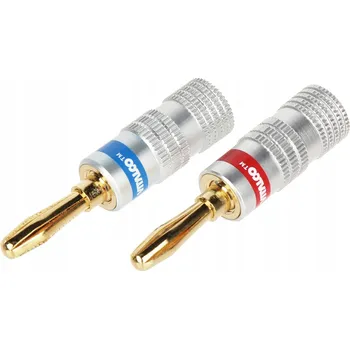 Příslušenství pro čtečku elektronické knihy PÁR BANÁNOVÝCH ZÁSTRČEK BAN-PLUG-HQ ČERVENÁ + MODRÁ VITALCO