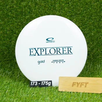 Disc golf EXPLORER - Gold (Latitude64) - discgolf fairway driver disk Barva: Bílá 173-175g