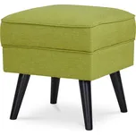 Vikio Taburet zelená látka nohy masiv ATA106Z