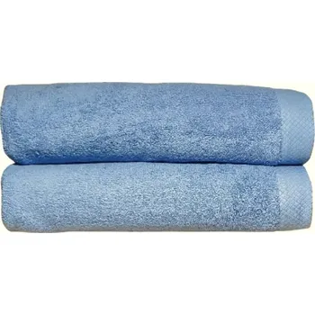 Ručník RUČNÍK 70x140 BAVLNĚNÝ MODRÝ 700GSM ČESANÁ BAVLNA I INSPIRACE