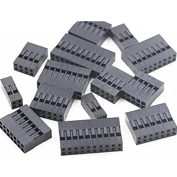 Elektrický konektor LaskaKit_cz Dupont konektor dvouřadý Počet pinů: 2x2P