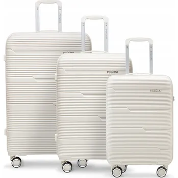 PUCCINI Sada CESTOVNÍCH KUFRŮ Tvrdé Polypropylenové 3v1 PP023-0