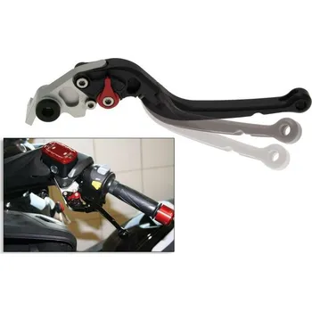 Nářadí na motocykly BIHR Levá skládací páka eloxovaný hliník černá A31F-4005L